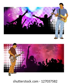 Concert. Vector banner