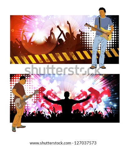 Concert. Vector banner