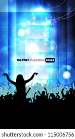 Concierto. Ilustración del vector