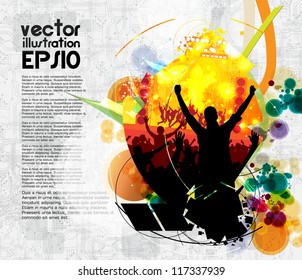 Concert. Vector illustration