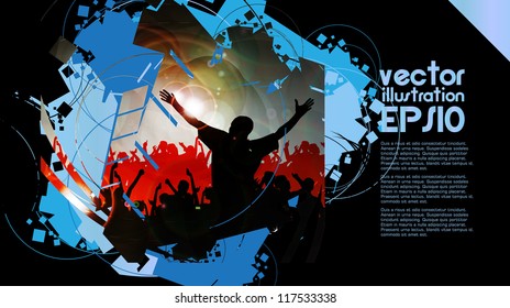 Concert. Vector illustration