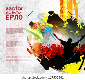 Concert. Vector illustration