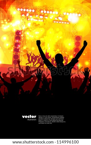 Concert. Vector illustration