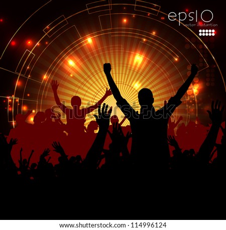 Concert. Vector illustration