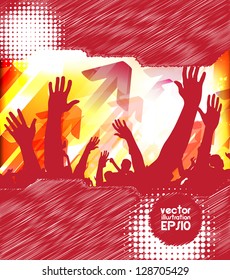 Concert. Vector poster