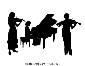 Concerto for two violins and piano