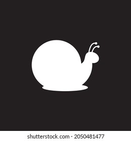 conch animal silhouette logo design
