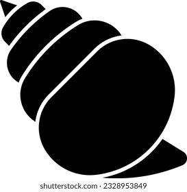 Conch clam mollusk conch shell shell Glyph