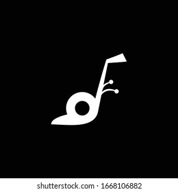 The conch logo and chord music, which means slow music.