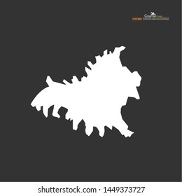 Conch a marine Mollusc.Shell icon on white background.Vector Illustration.