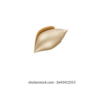 conch shell ícone 3d ilustração renderizar