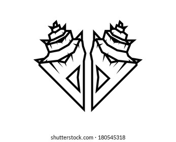 Conch Shell Insignia.