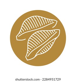Conchiglie pasta color line icon. Italian food. Flour products