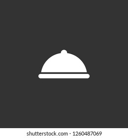 concierge bell icon vector. concierge bell sign on black background. concierge bell icon for web and app