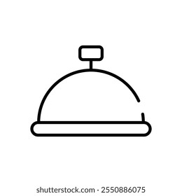 Conserje Bell Vector icono Ilustración de stock