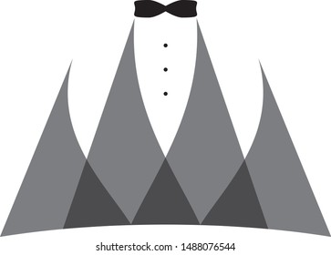 Concierge icon with bow tie