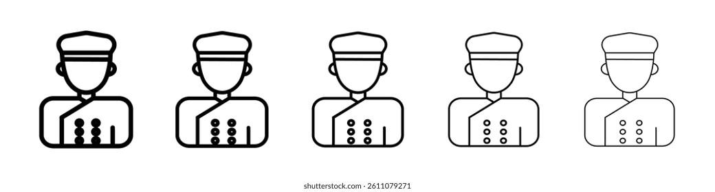 concierge icon Symbol mark in Outline style