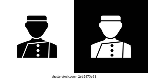 Concierge icon symbol. Vector icon in trendy flat design
