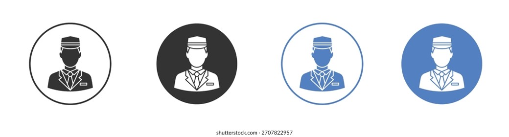 Concierge icon vector art illustration. for mobile concept and web designs
