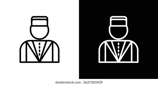 Conserje icono Ilustración vectorial EPS