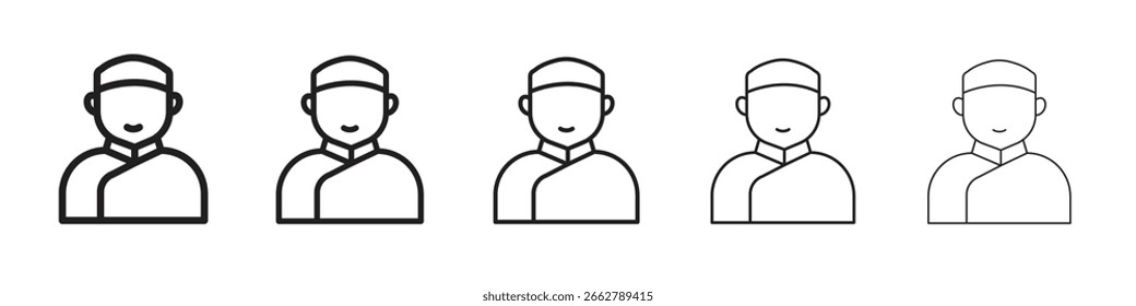 Icono de conserjería para su diseño de Sitio web, logotipo, App, interfaz de usuario.