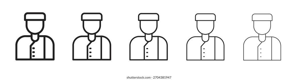 Icono de conserjeríaConjunto de trazos lineales negros y delgados
