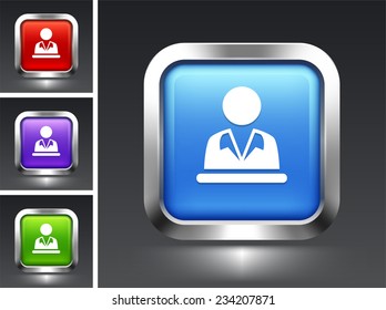 Concierge Service on Blue Square Buttons