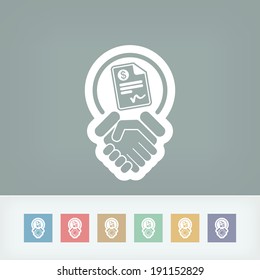 Conciliation payment icon