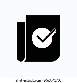 Conclusion Icon. Decision, Termination Symbol  - Vector