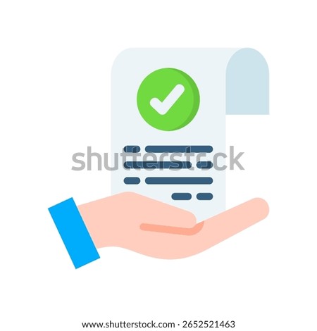 Conclusion Icon Flat Vector Illustration