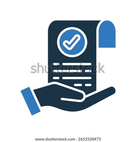 Conclusion Icon Mixed Vector Illustration