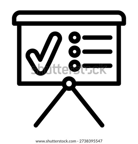 Conclusion icon vector for ui ux and business