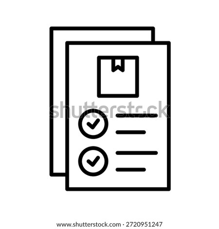 Conclusion Outline Icon Vector Illustration