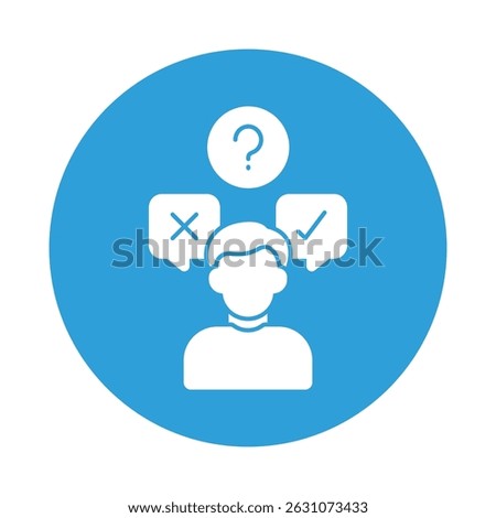 Conclusion Vector icon which can easily modify or edit 
