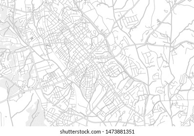 Concord, North Carolina, USA, bright outlined vector map with bigger and minor roads and steets created for infographic backgrounds.