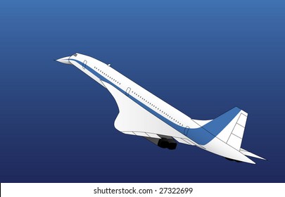 Concorde In Flight