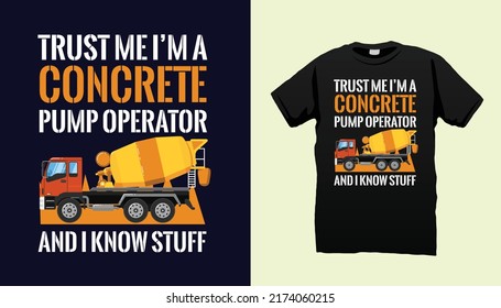 Concreate t shirt design vector