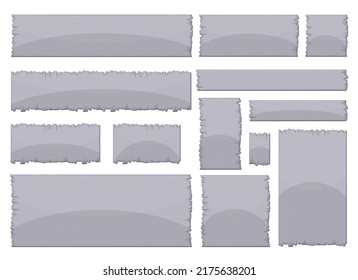 Placa de hormigón en ilustración vectorial de estilo de caricatura