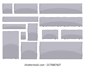 Placa de hormigón en ilustración vectorial de estilo de caricatura