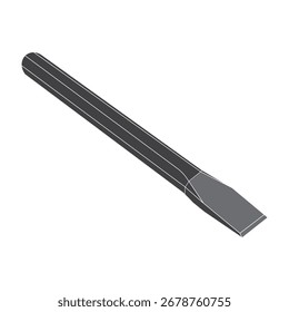 ícone de concreto chisel vetor ilustração design
