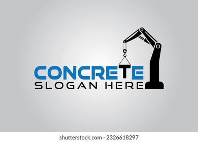 Concrete Construction logo Design template element vector