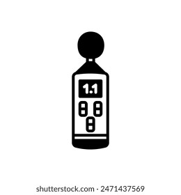 Concrete Cutter Glyph Icon, Vector illustration