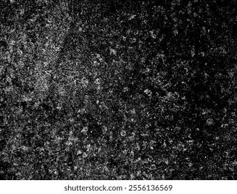 Concrete grunge vector overlay texture. Realistic stone wall or floor surface with rough grainy effect. Abstract graininess pattern. Monochrome speckled cement or stucco pargeting background