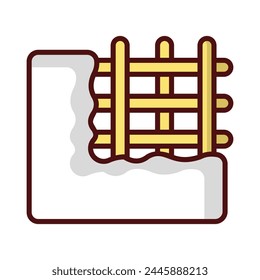 Concrete icon editable stock vector illustration