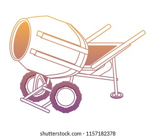 concrete mixer icon