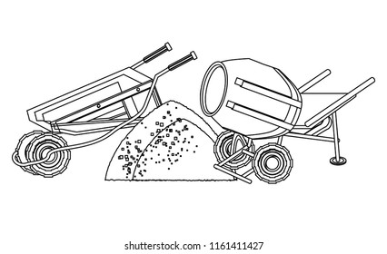 Concrete Mixer Icon