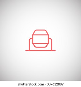 concrete mixer icon