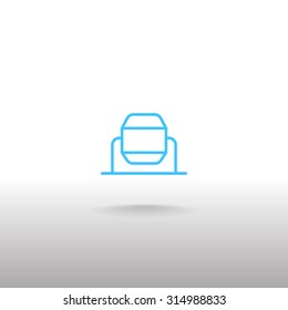 concrete mixer icon