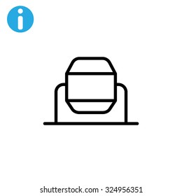 concrete mixer icon
