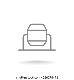 concrete mixer icon